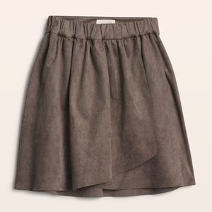 Aritzia Wilfred Free Nescher Skirt, Grey, EUC, M